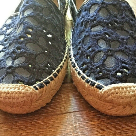 NEW  L.K. Bennett Espadrilles Navy - Picture 5 of 8